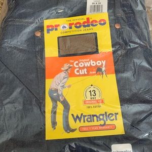 NWT WRANGLER ORIGINAL COWBOY CUT JEANS